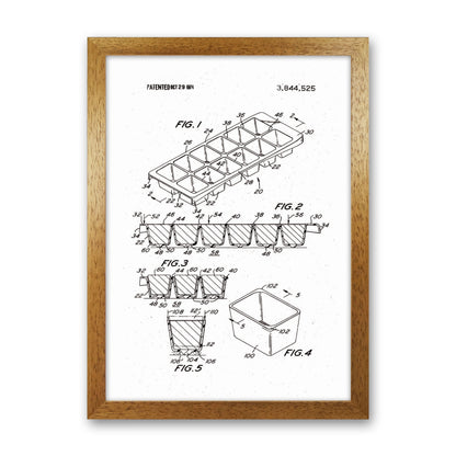 Ice Cube Tray Patent Art Print by Jason Stanley Oak Grain