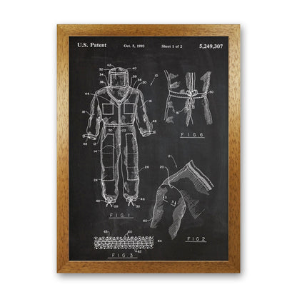 Bee Suit Patent Art Print by Jason Stanley Oak Grain