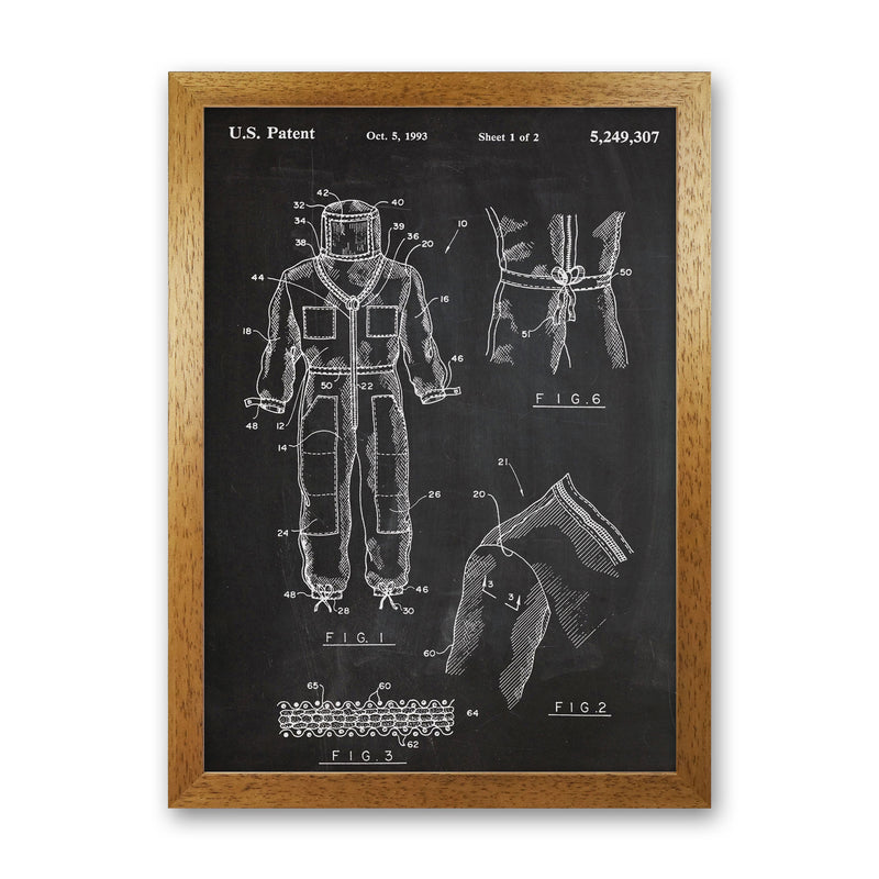 Bee Suit Patent Art Print by Jason Stanley Oak Grain