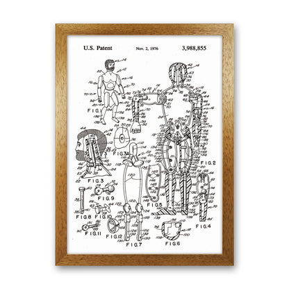 Kids Toy Patent Art Print by Jason Stanley Oak Grain