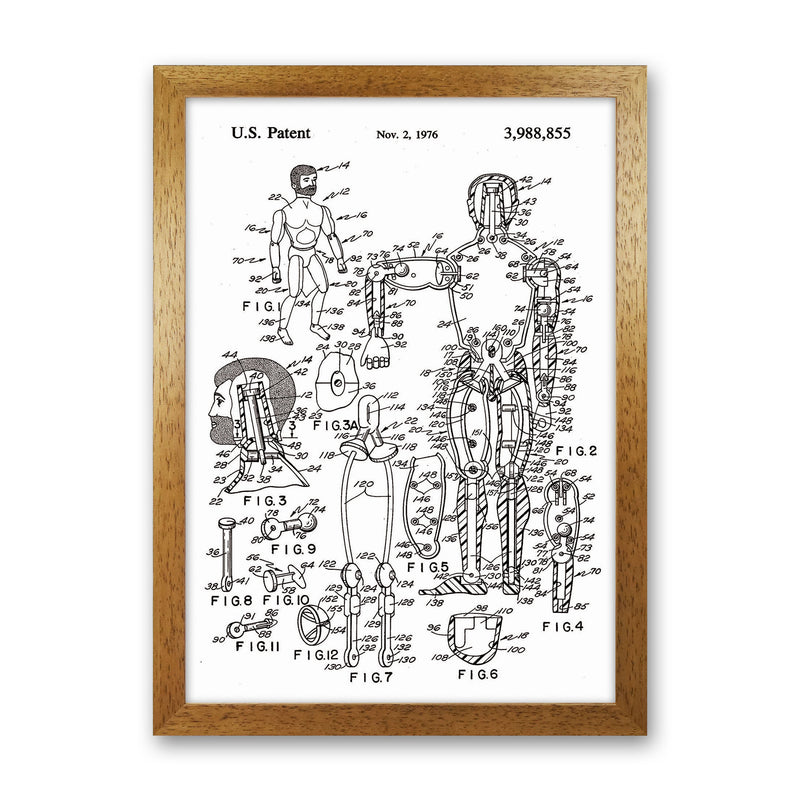 Kids Toy Patent Art Print by Jason Stanley Oak Grain
