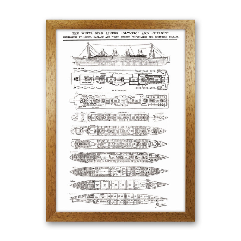 Titanic Patent Art Print by Jason Stanley Oak Grain