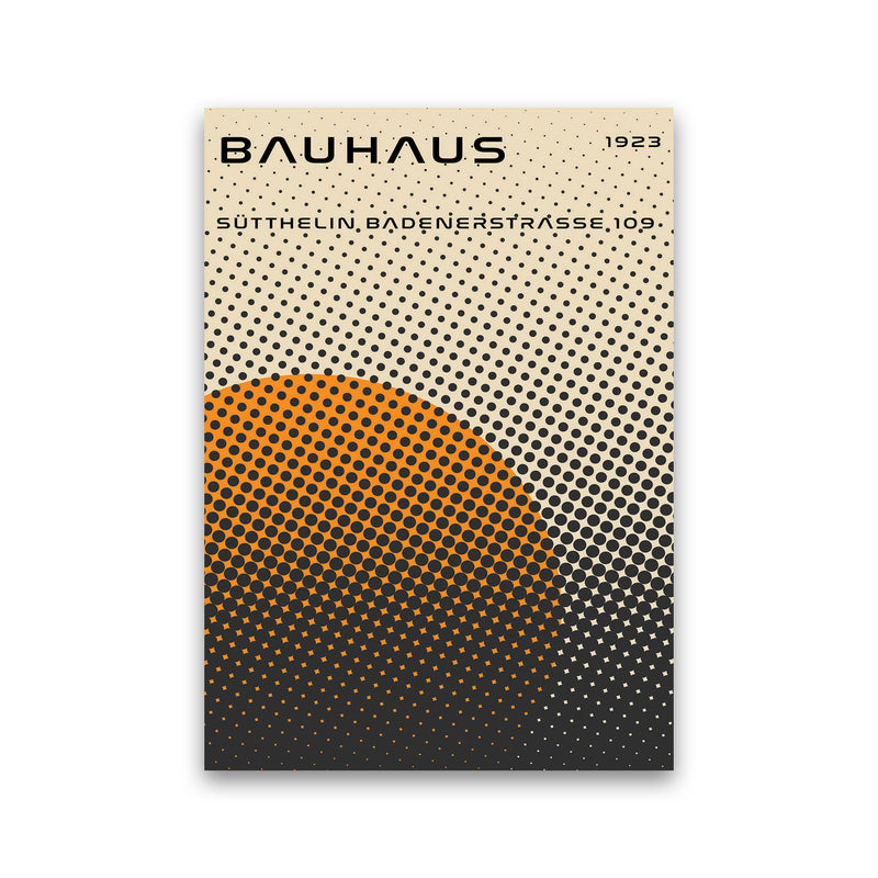 Bauhaus Geometric Yellow Vibe Art Print by Jason Stanley Print Only