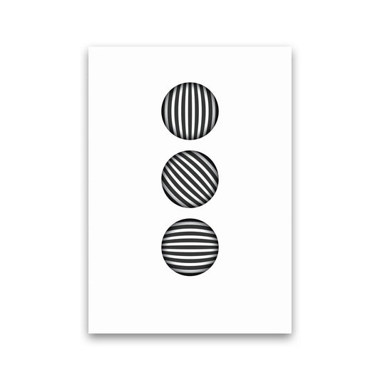 Minimal Geometric Series - 49 Art Print by Jason Stanley Print Only