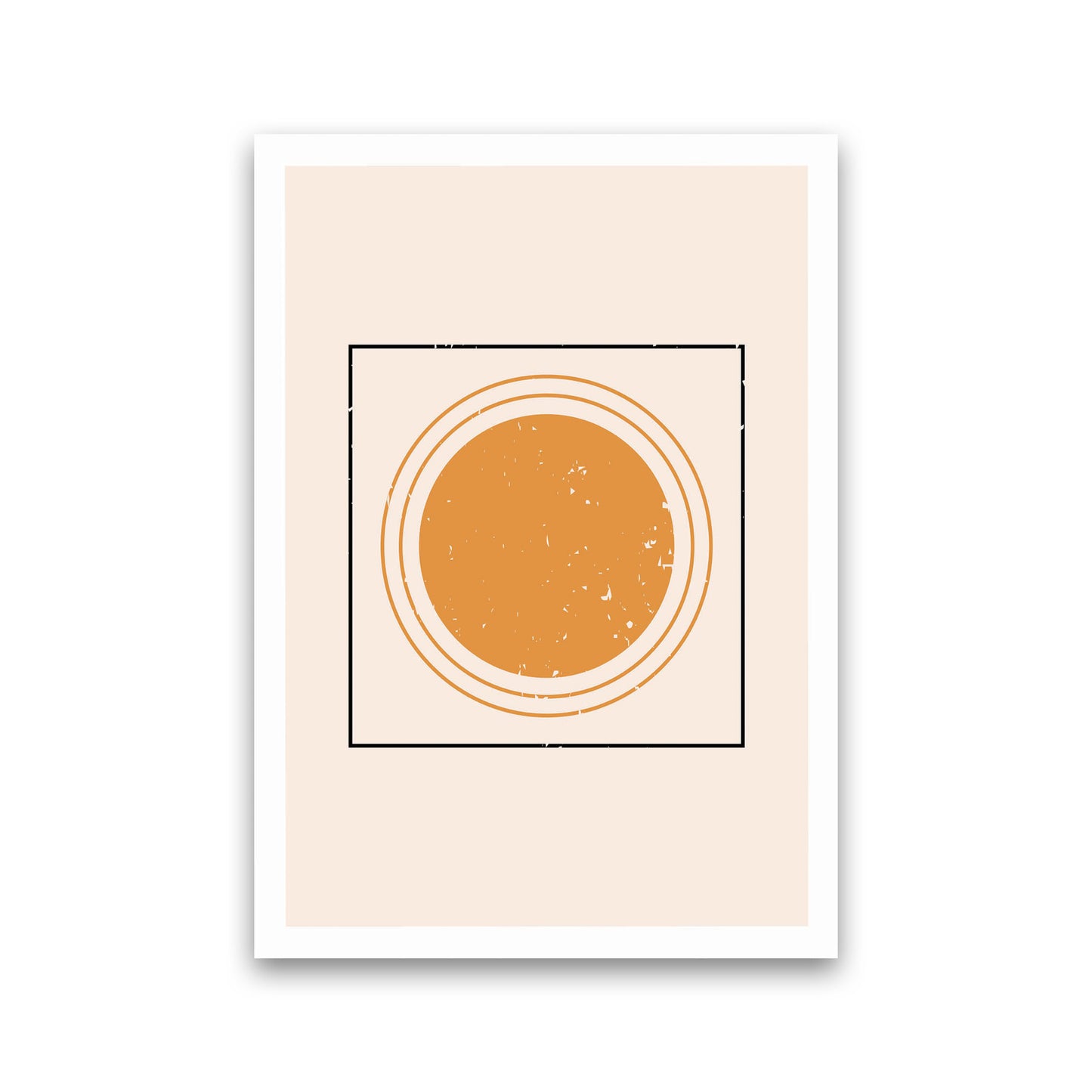 Sunshine Abstract Drawing Art Print by Jason Stanley Print Only