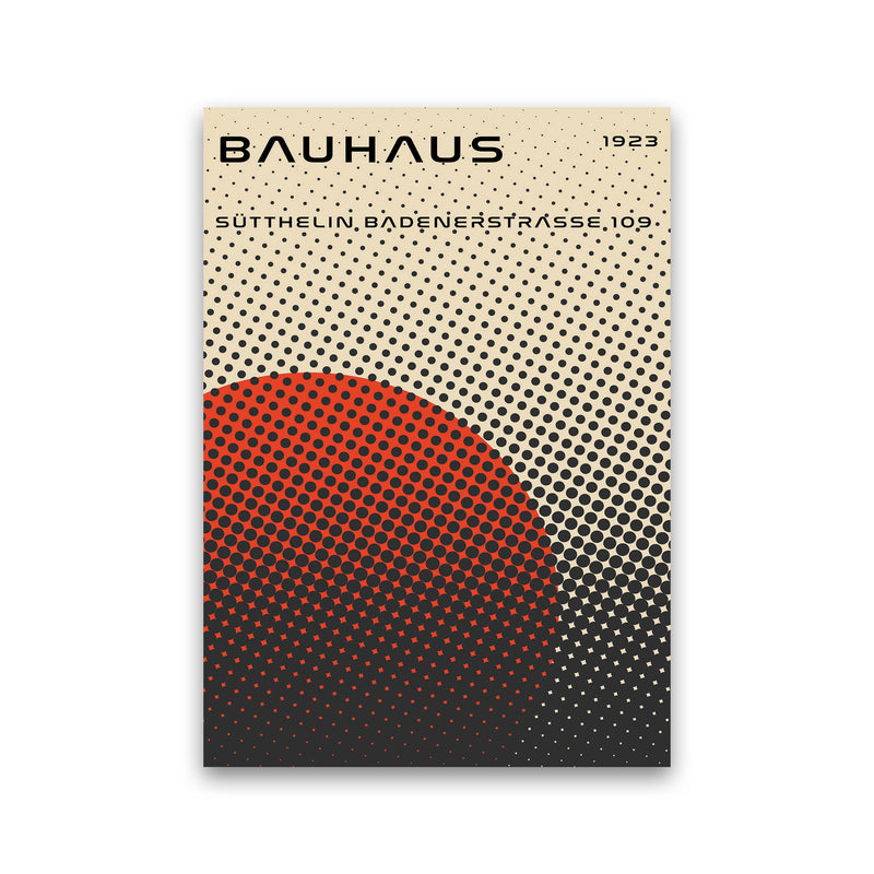 Bauhaus Geometric Red Vibe Art Print by Jason Stanley Print Only