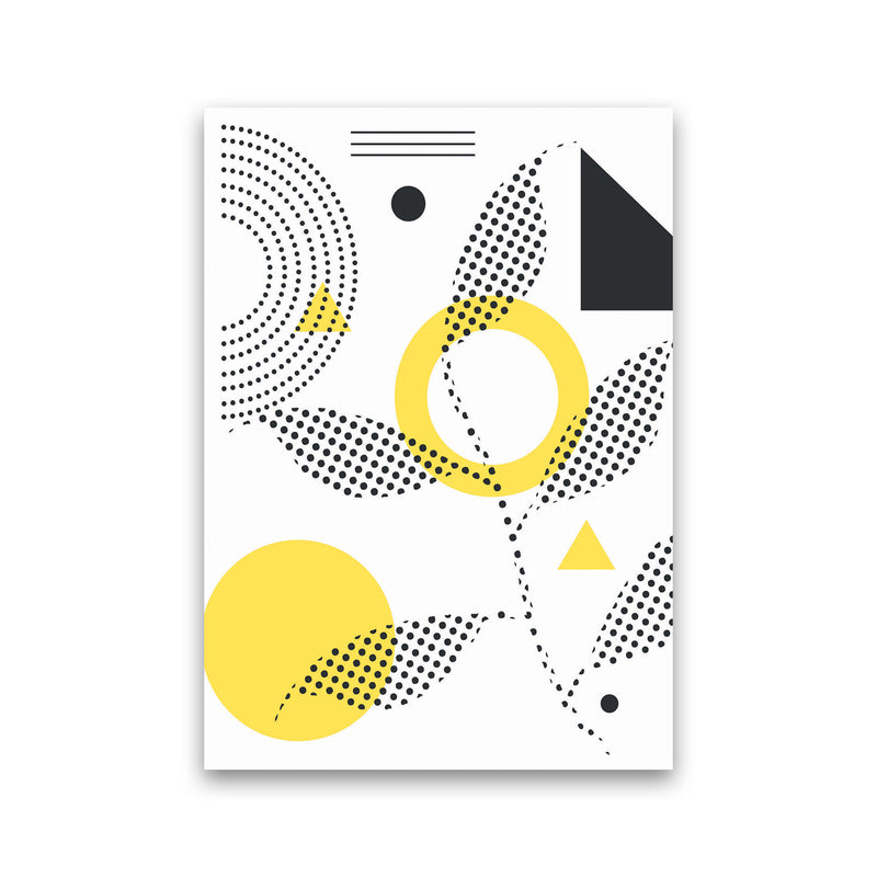 Abstract Halftone Shapes 2 Art Print by Jason Stanley Print Only