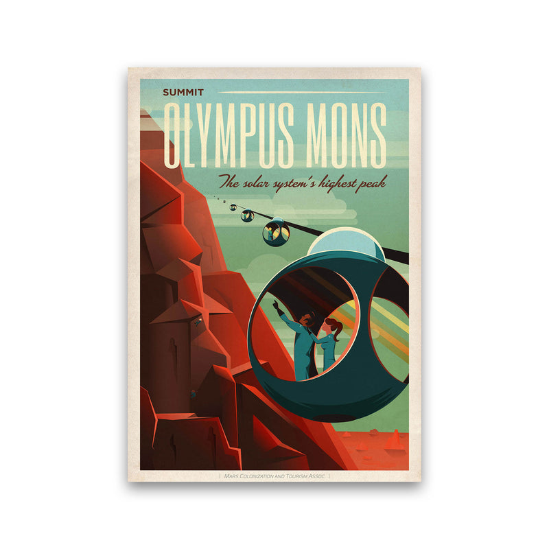 Spacex - Valles Marineris Art Print by Jason Stanley Print Only