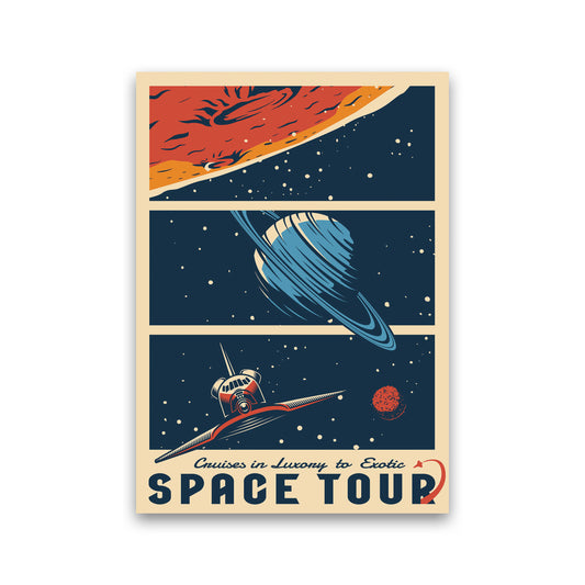 Outer Space Series - #18 Art Print by Jason Stanley Print Only