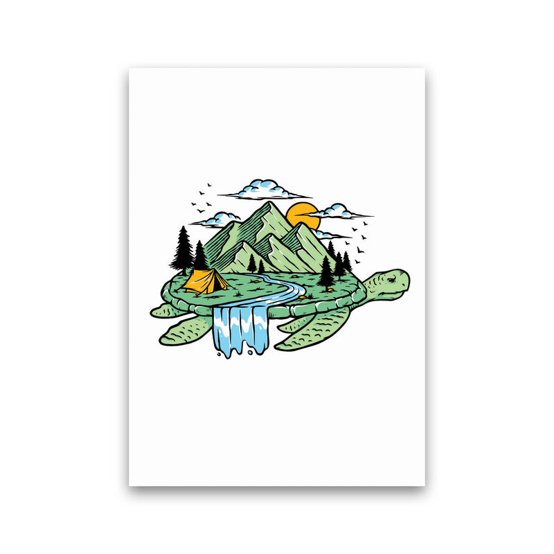 Turtles All The Way Down Art Print by Jason Stanley Print Only