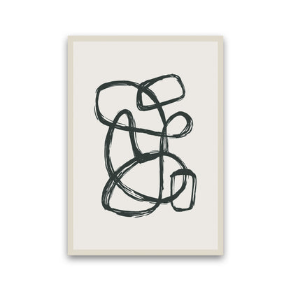 Modern Abstract Shapes 1 Art Print by Jason Stanley Print Only