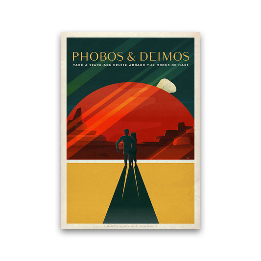 Spacex - Phobos & Deimos Art Print by Jason Stanley Print Only