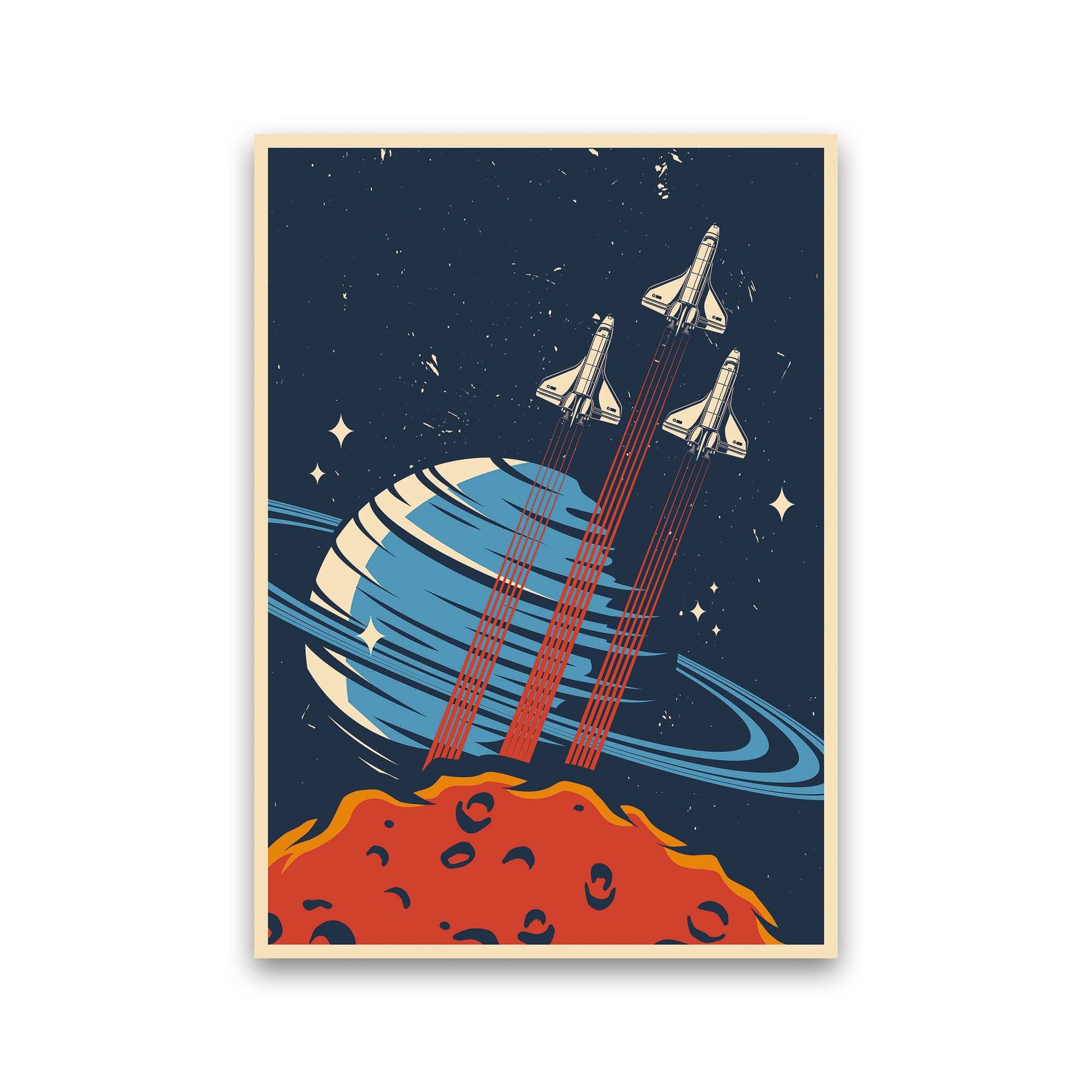 Outer Space Series - #2 Art Print by Jason Stanley Print Only