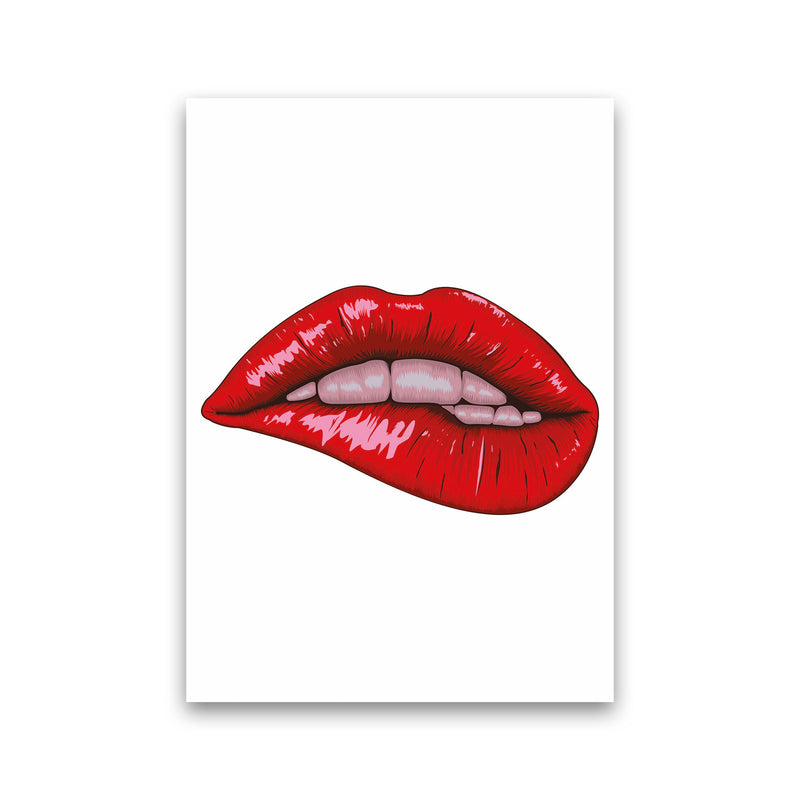When She Bites Her Lip Art Print by Jason Stanley Print Only