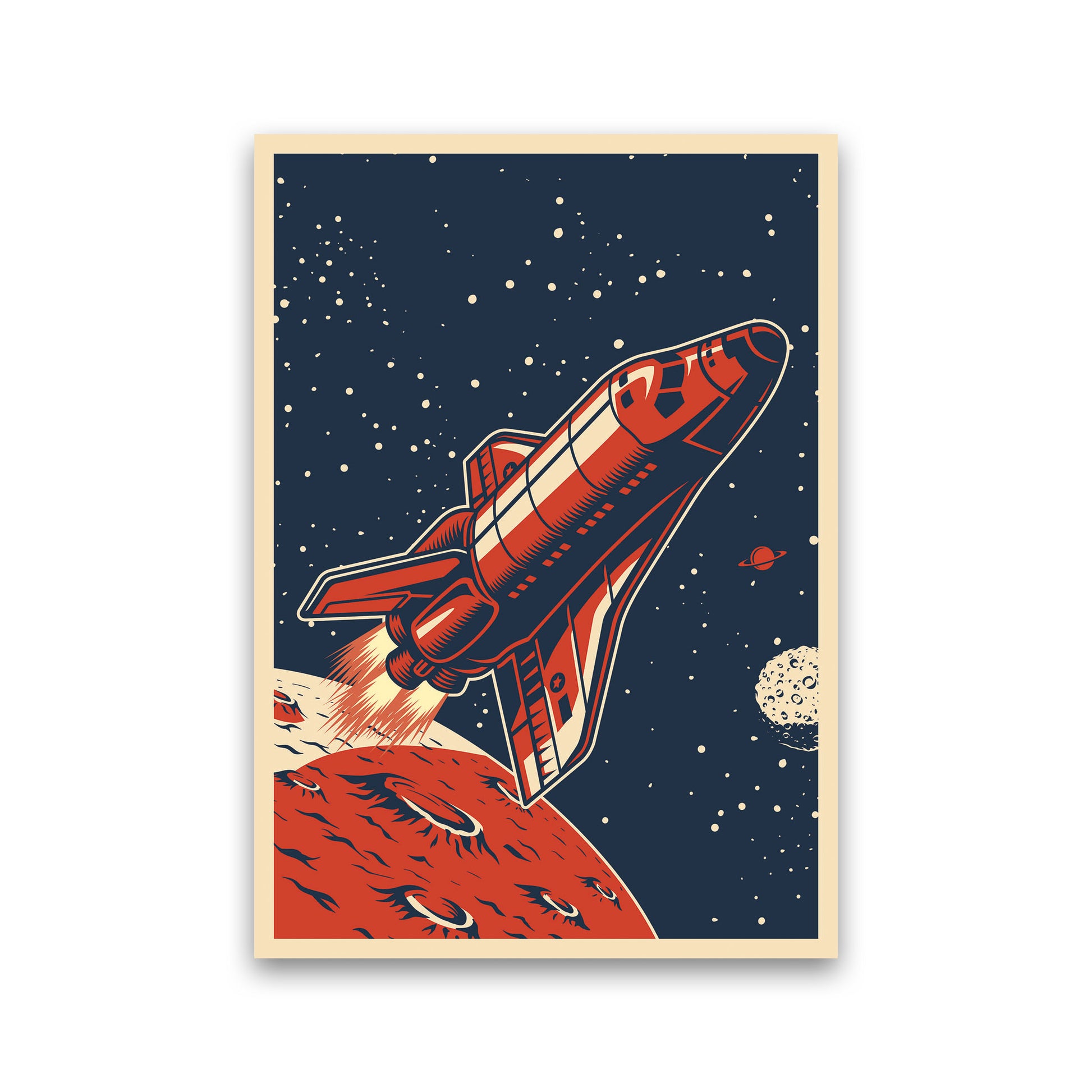 Outer Space Series - #6 Art Print by Jason Stanley Print Only