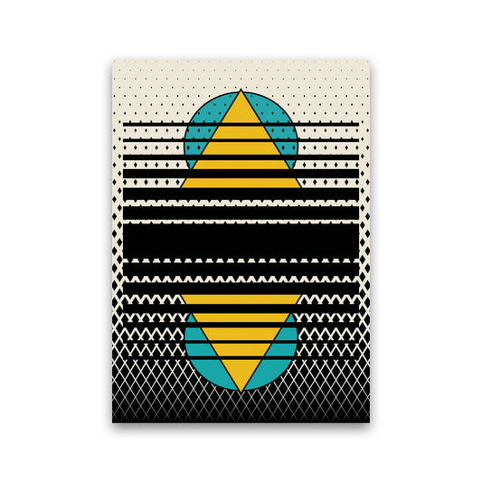 Geometric Suns Pattern Art Print by Jason Stanley Print Only