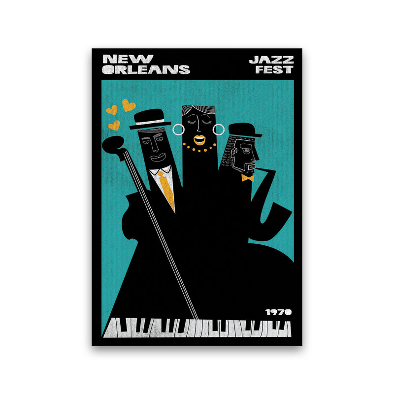New Orleans Jazz Fest Art Print by Jason Stanley Print Only