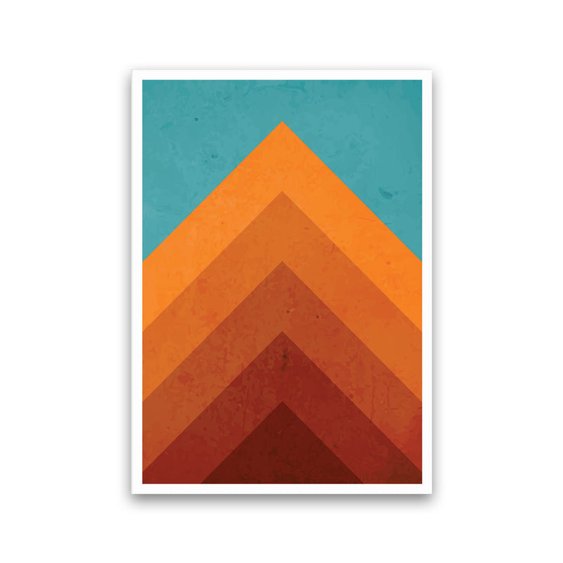 Orange Peak Mountain Art Print by Jason Stanley Print Only