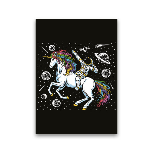 The Galictic Unicorn Art Print by Jason Stanley Print Only