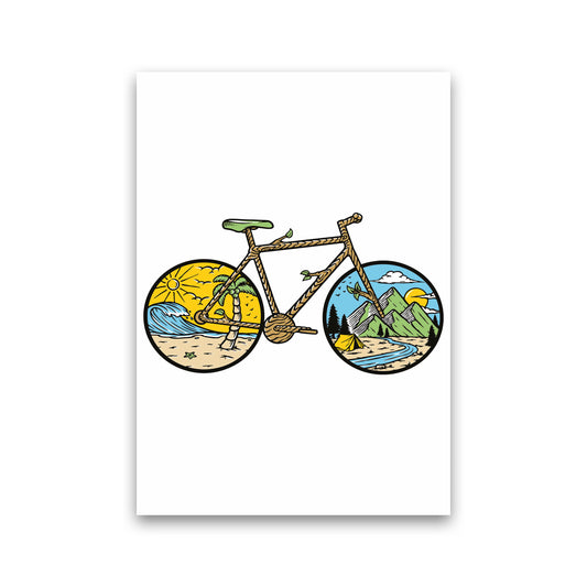 Best Bike Ride Ever Art Print by Jason Stanley Print Only