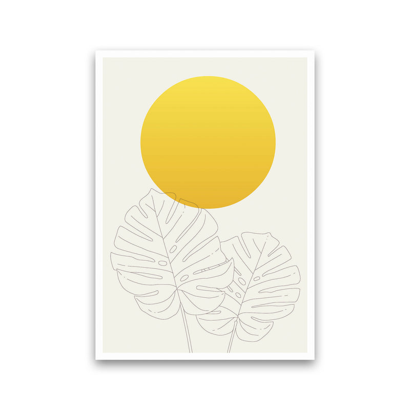 Botanical Yellow 1 Art Print by Jason Stanley Print Only