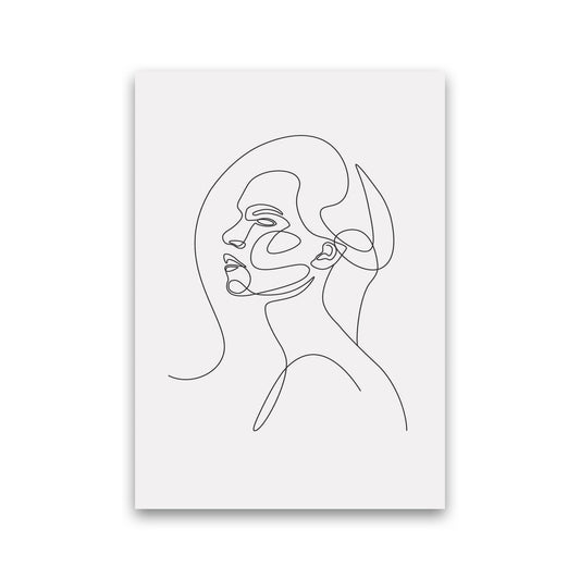 Woman Line Drawing Art Print by Jason Stanley Print Only