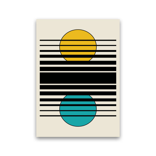 Geometric Suns III Art Print by Jason Stanley Print Only