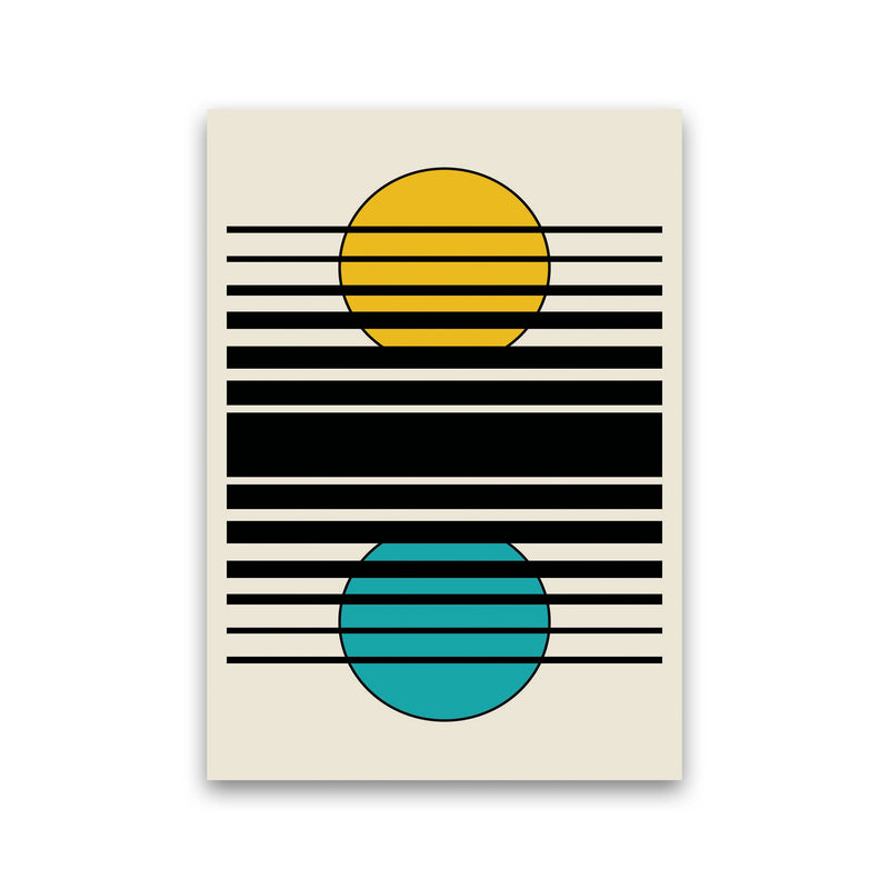 Geometric Suns III Art Print by Jason Stanley Print Only
