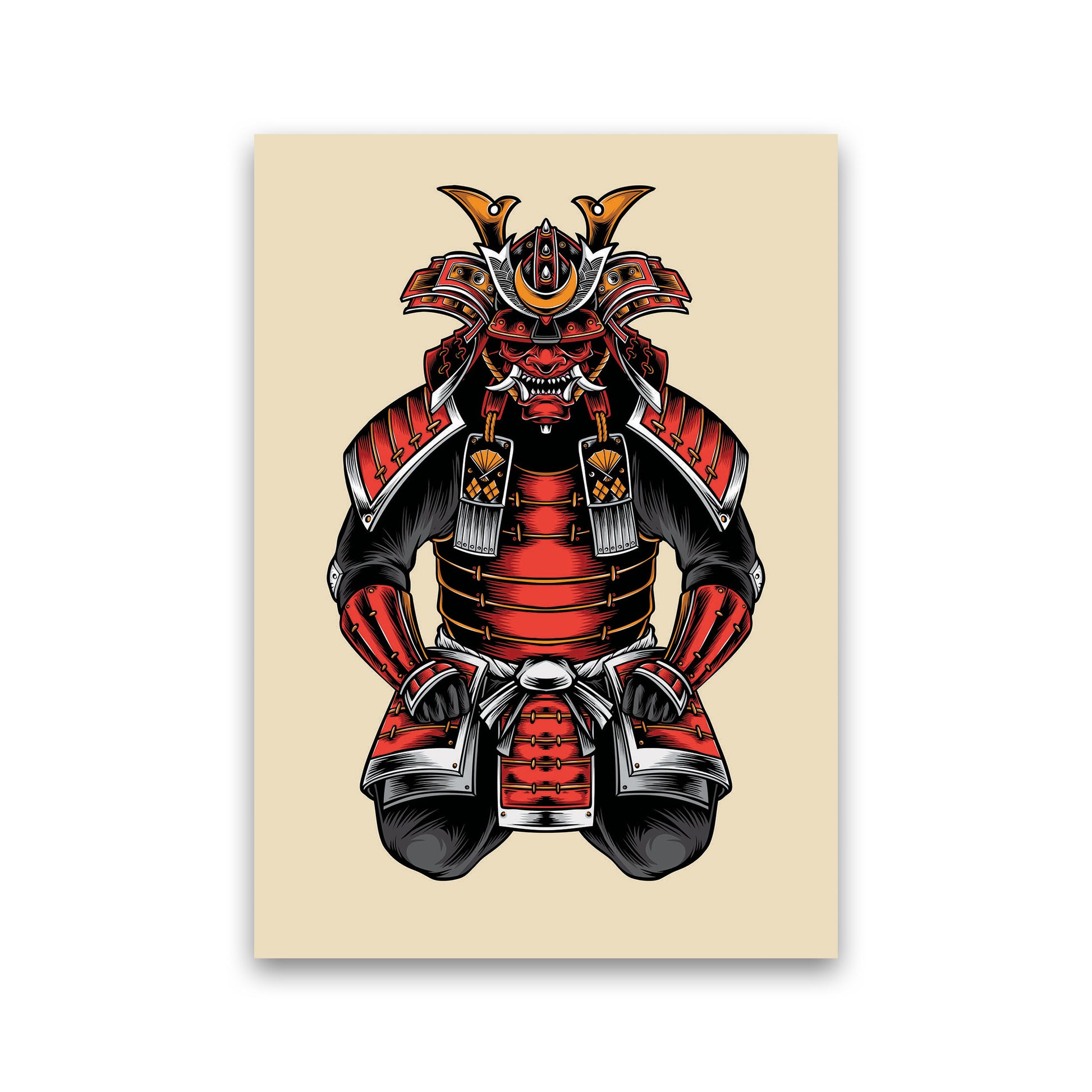 Japanese Samurai Art Print by Jason Stanley Print Only