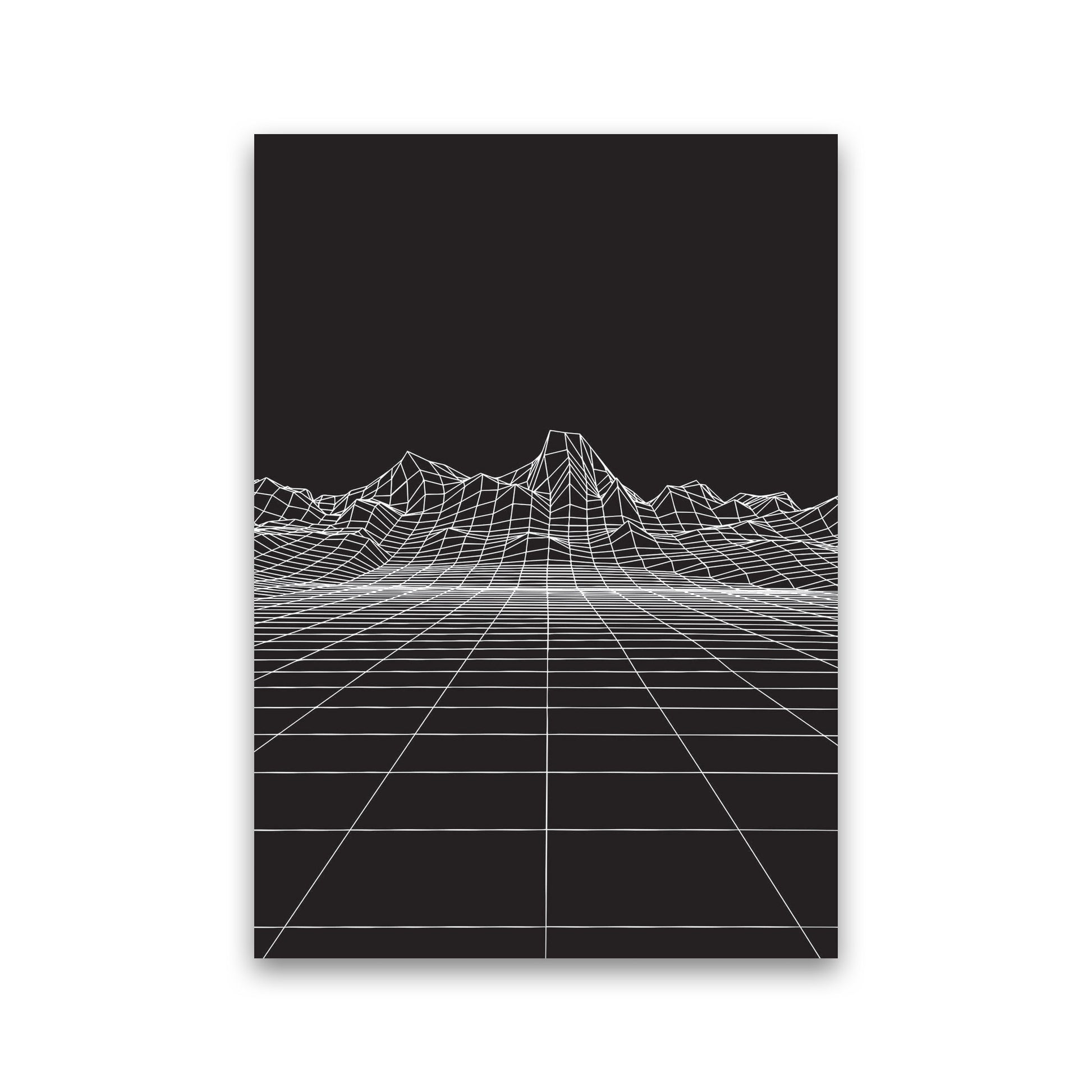 Line Mountains #2 Art Print by Jason Stanley Print Only