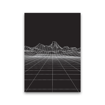 Line Mountains #2 Art Print by Jason Stanley Print Only