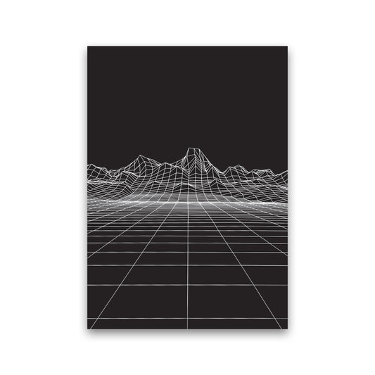 Line Mountains #2 Art Print by Jason Stanley Print Only