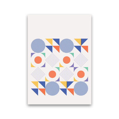 Retro Geometric 2 Art Print by Jason Stanley Print Only