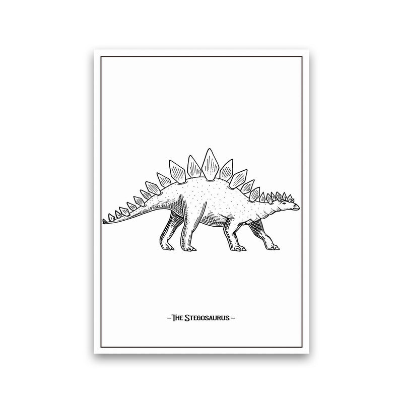 The Stegosaurus Art Print by Jason Stanley Print Only