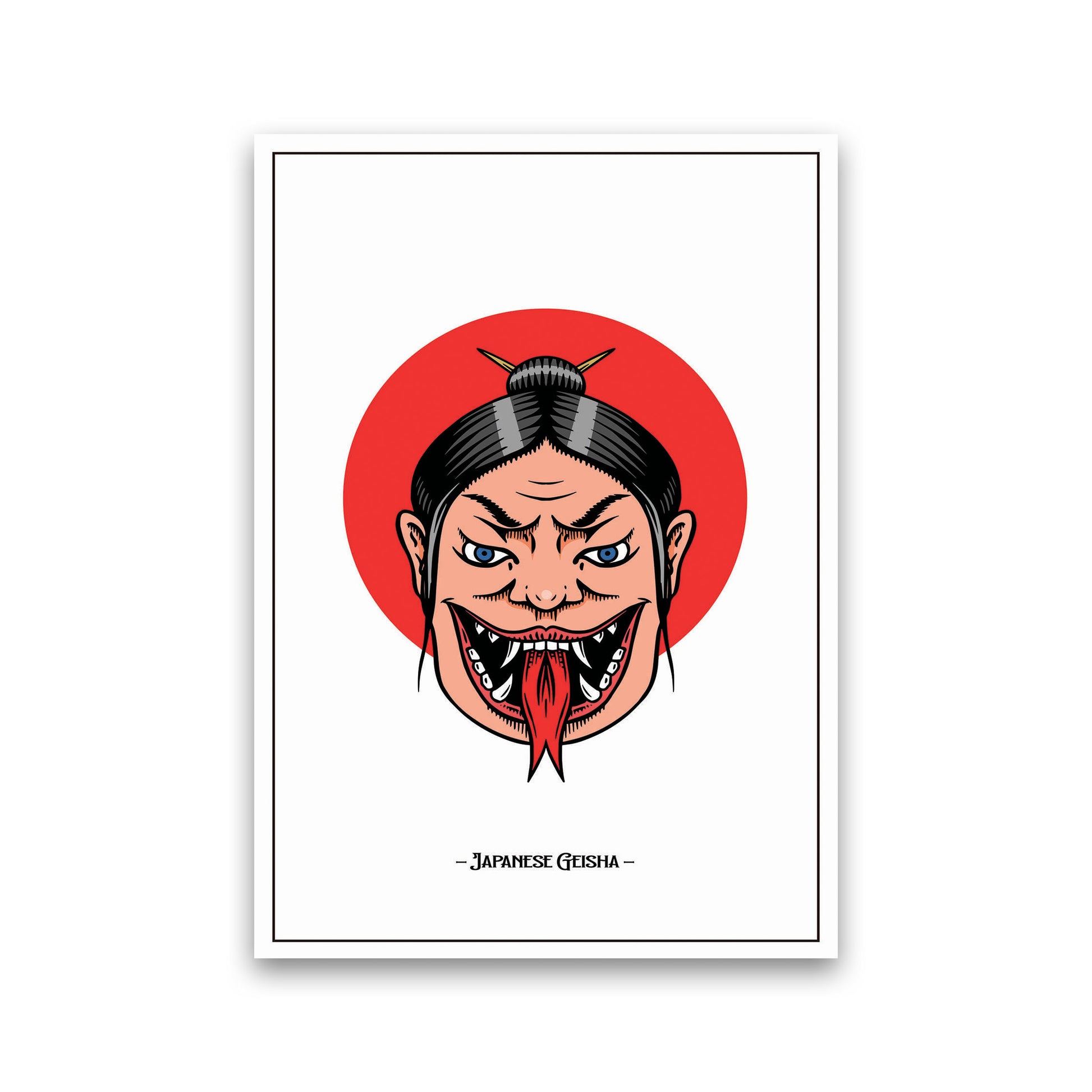 Japanese Geisha Art Print by Jason Stanley Print Only
