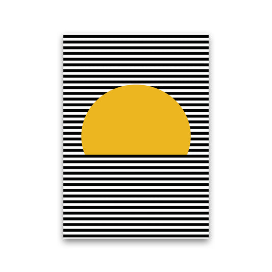 Sunset Line Art Art Print by Jason Stanley Print Only