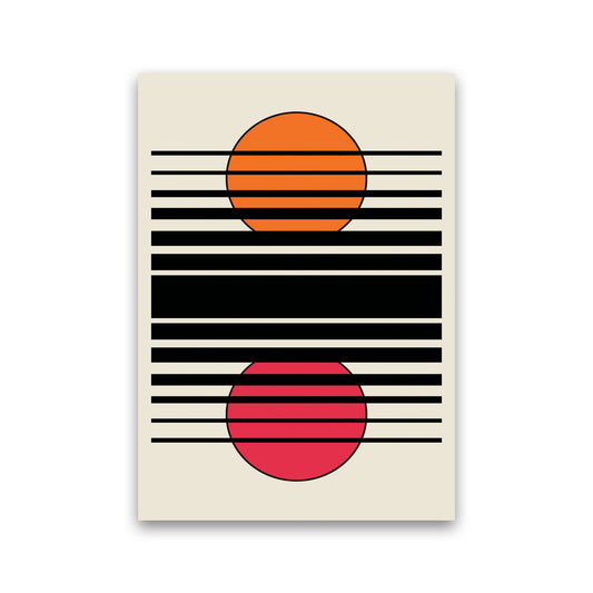 Geometric Suns Art Print by Jason Stanley Print Only