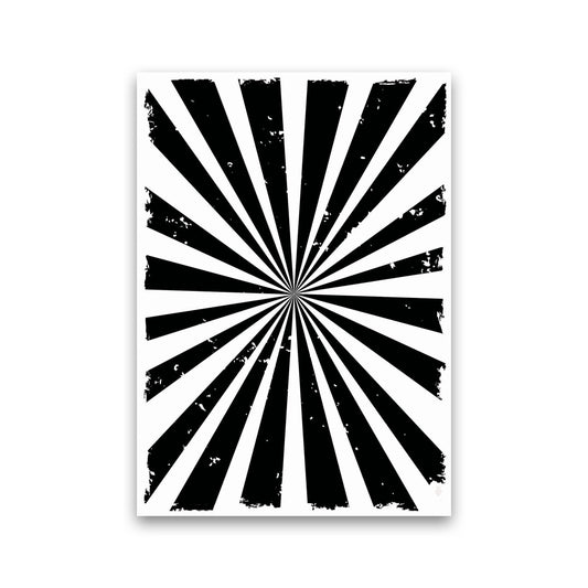 Black Sun Rays Art Print by Jason Stanley Print Only