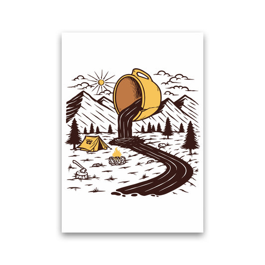 Coffee Is Life Art Print by Jason Stanley Print Only