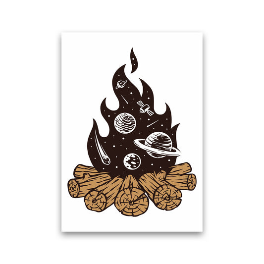 Mystical Fire Art Print by Jason Stanley Print Only