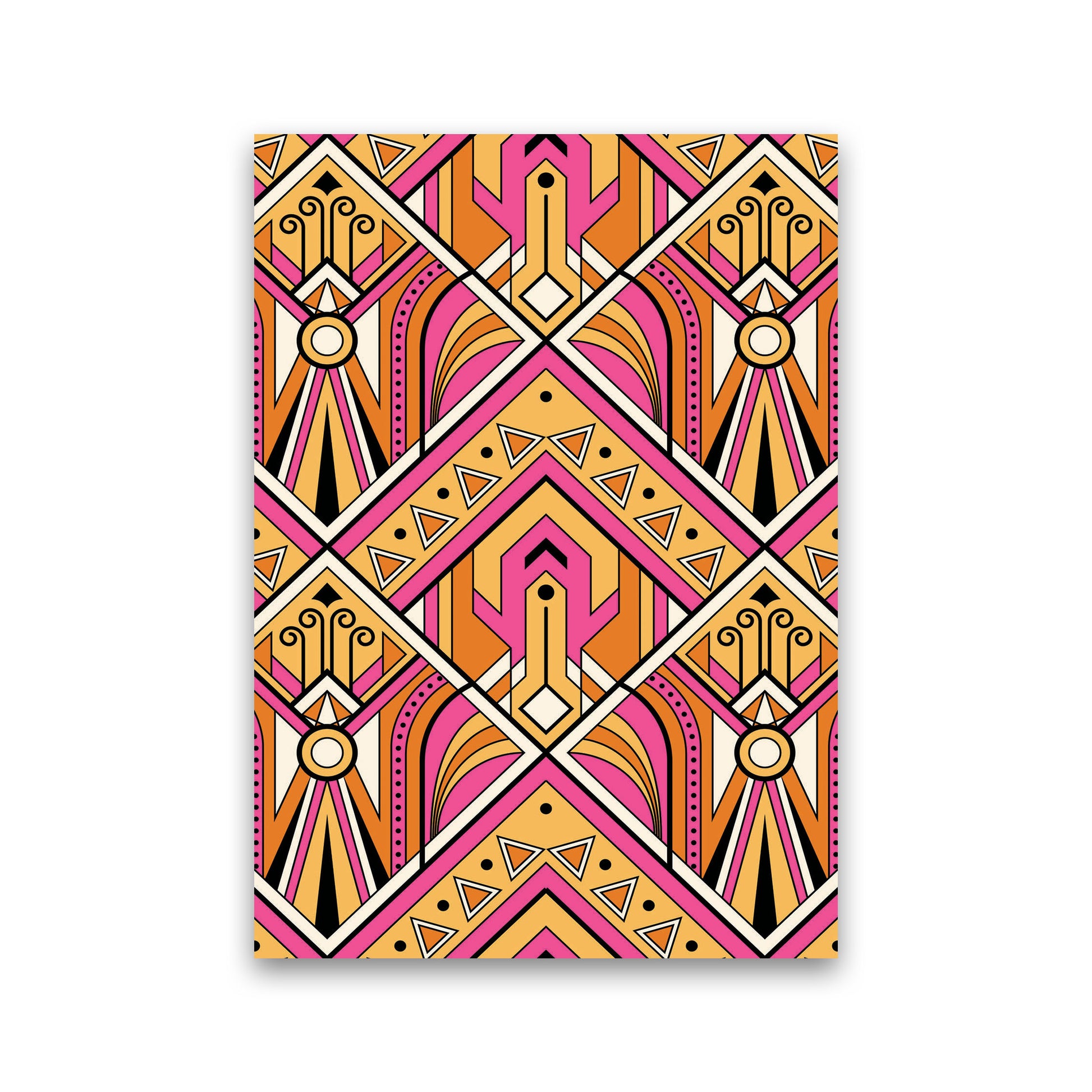 Pink Patterns Art Print by Jason Stanley Print Only