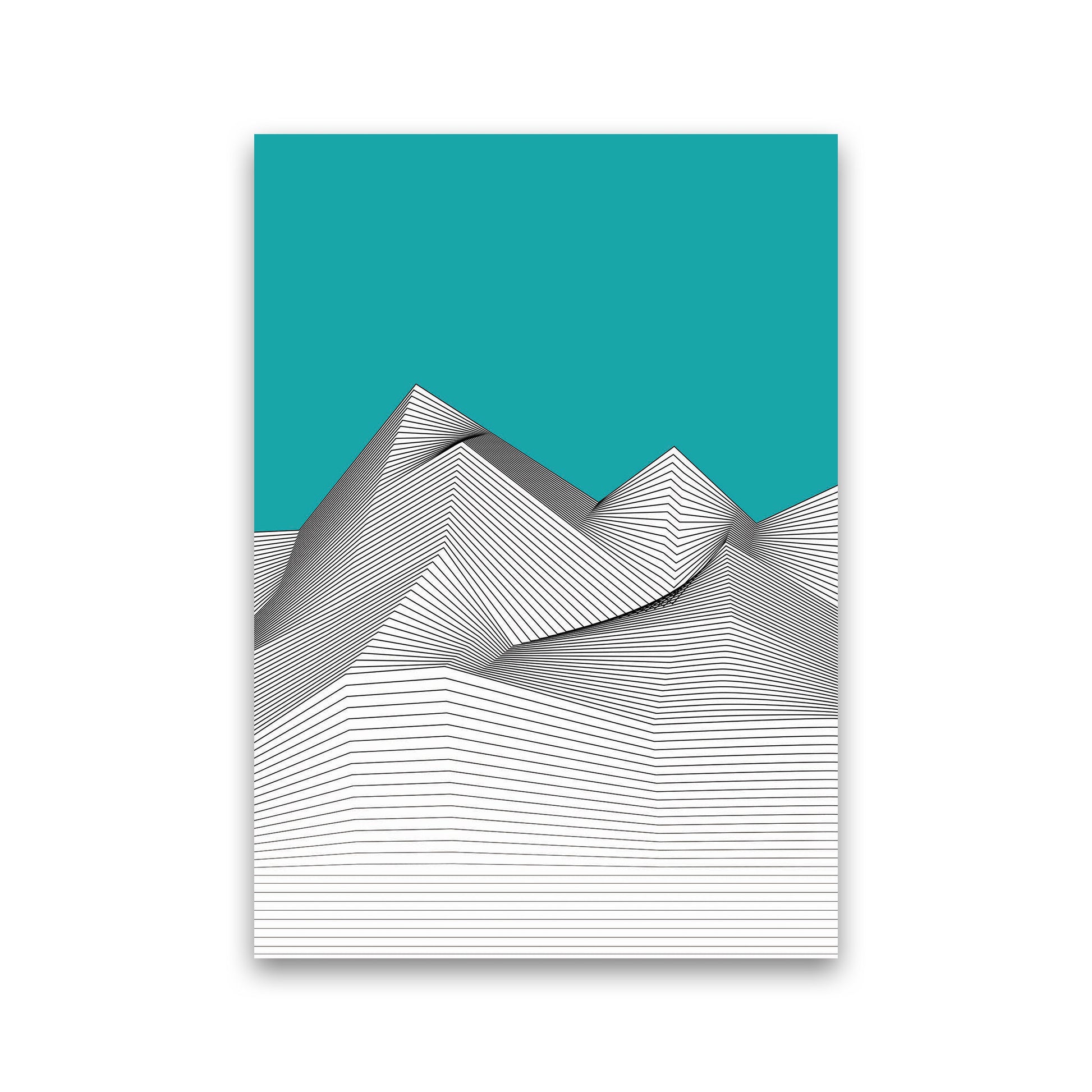 Blue Mountain Art Print by Jason Stanley Print Only
