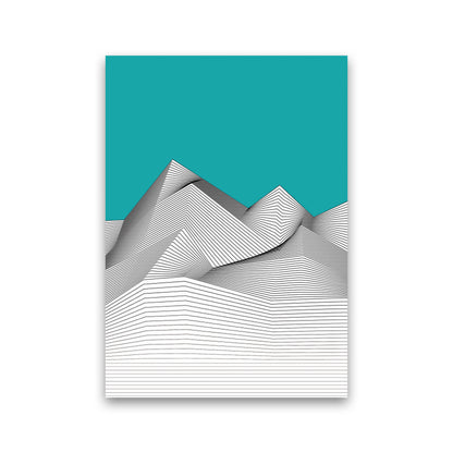 Blue Mountain Art Print by Jason Stanley Print Only