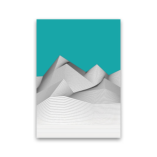 Blue Mountain Art Print by Jason Stanley Print Only