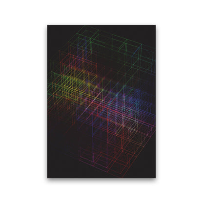 Laser Cube Art Print by Jason Stanley Print Only