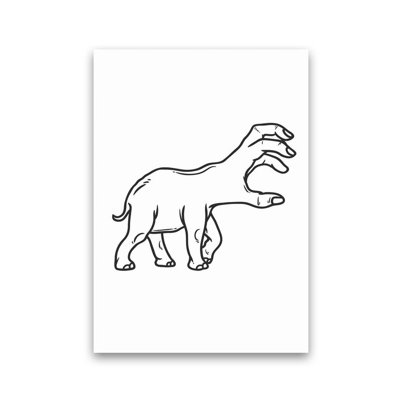 Hand-Head Art Print by Jason Stanley Print Only