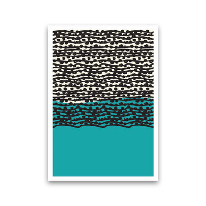 Blue Vibe Art Print by Jason Stanley Print Only