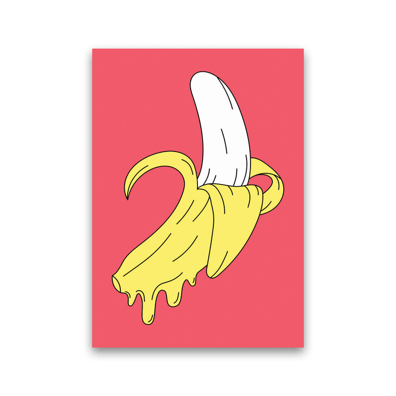 Melting Pink Banana Art Print by Jason Stanley Print Only
