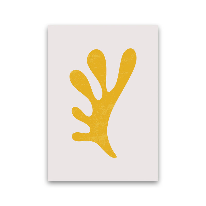 Abstract Yellow Algae Art Print by Jason Stanley Print Only