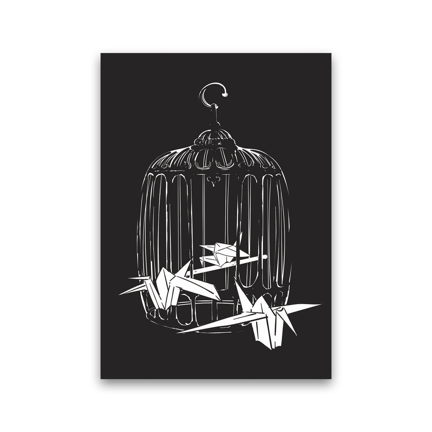 Origami Birds Art Print by Jason Stanley Print Only